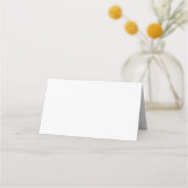 Carte De Placement Watercolor Fall Mountain Mariage extérieur (Dos)