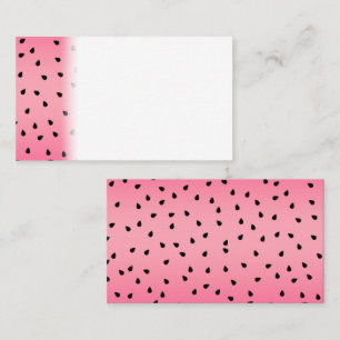 Carte De Placement Watermelon Graines noires Vibes été Juicy Rose
