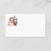Carte De Placement Whimsical Gnome Rustic Orange Garden Wedding (Devant)