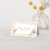 Carte De Placement Whimsical Italien Citrus Mariage (Dos)