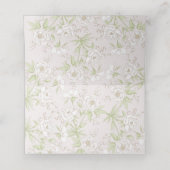 Carte De Placement White Rose Classic Wedding (Intérieur déplié)