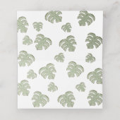 Carte De Placement Wild One Sur Le Chemin Safari Animaux Baby shower (Intérieur déplié)