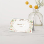 Carte De Placement Wildflower Strawberry Place Card (Dos)