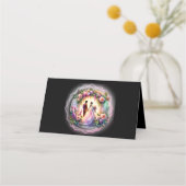 Carte De Placement Wildflowers Botanical Wedding Seat Chart (Dos)