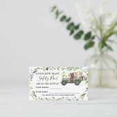 Carte De Placement Woodland Combien de broches de sécurité Baby showe (Debout devant)