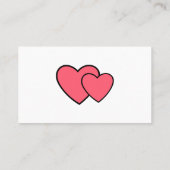 Carte De Placement XOXO HUGS KISSES Mariage de Fête des mariées du co (Dos)