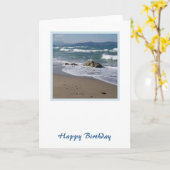 Carte de plage (Fleur jaune)