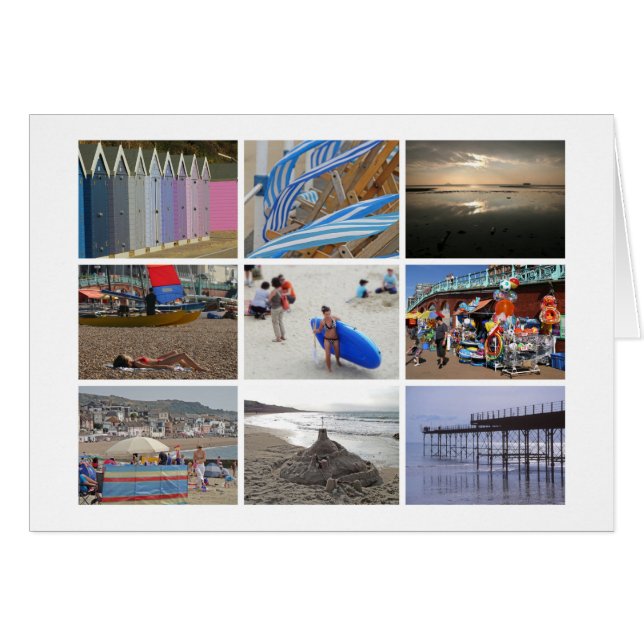 Carte de plage (Devant horizontal)