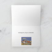 carte de plage d'anniversaire du groupe (Intérieur)