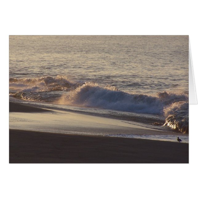 Carte de plage Dawn (Devant horizontal)