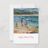 Carte de plage familiale Modèle (Devant)