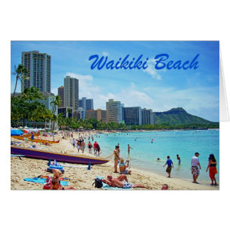 Carte de plage Waikiki