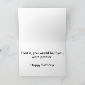 Carte de plaisanterie de joyeux anniversaire (Intérieur)