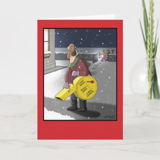 Carte de plaisanterie de Noël d'arrangements de (Devant)