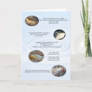 Carte de plaisanterie de pêche numéro 2
