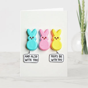 Carte de plaisir avec friandise pour lapin