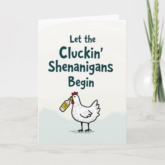 Carte de plaisir de Cluckin Shenanigans (Devant)