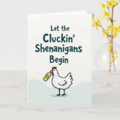 Carte de plaisir de Cluckin Shenanigans (Fleur jaune)