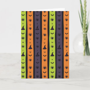Carte de plaisir de motif d'Halloween