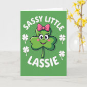 Carte de plaisir Sassy Lassie Clover (Fleur jaune)