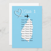 Carte de plan de mariage de destination Sainte-Luc (Devant / Derrière)