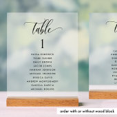 Carte de Plan de Table de Mariage Élégant Style Dé