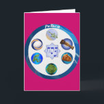 Carte de plat de Pesach Seder<br><div class="desc">Carte de plat de Pesach Seder</div>