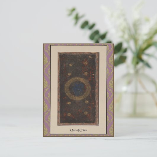 Carte de plate-forme de tarot de Visconti - circa (Debout devant)