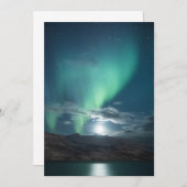 Carte de Pleine lune Northern Lights (Devant / Derrière)