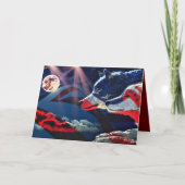 Carte de Pleine lune Wolf Wolf (Devant)
