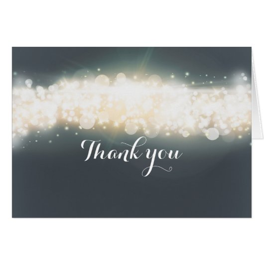 Carte de pliage Merci de souffle de ciel (Devant Horizontal)