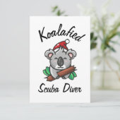 Carte de plongeur en scaphandre Koafied (Debout devant)