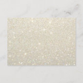 Carte de Plus d'Infos Mariage - Glit Fab Or Blanc (Dos)