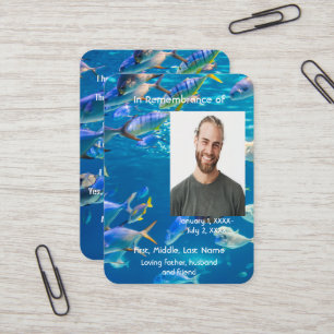 Carte de poche Memorial Aquarium Plongée Poisson t
