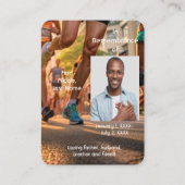 Carte de poche Memorial Athlete Marathon Running R (Devant)