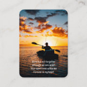 Carte de poche Memorial Kayaking Boat (Dos)