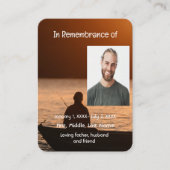 Carte de poche Memorial Pêcheur à la mouche (Devant)