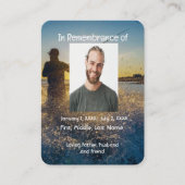 Carte de poche Memorial Pêcheur de vol d'océan (Devant)