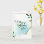 Carte de poème d'anniversaire drôle pour maman (Fleur jaune)