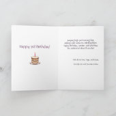 Carte de poème d'anniversaire du grand-fils custom (Intérieur)