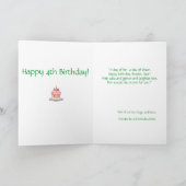 Carte de poème d'anniversaire du grand-fils custom (Intérieur)