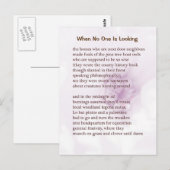 Carte de poème de ferme amusante #5 (Devant / Derrière)