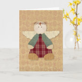 Carte de poème de survivant de chirurgie cérébrale (Fleur jaune)