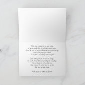 Carte de poème pour demander à une personne d'être (Intérieur)