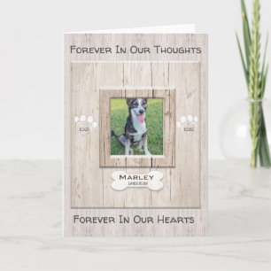 Carte de poésie Dog Memorial Rainbow Bridge