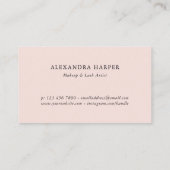 Carte de poinçon de fidélité de la calligraphie ro (Dos)