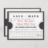 Carte de poinçonnage Enregistrer la date (Devant / Derrière)