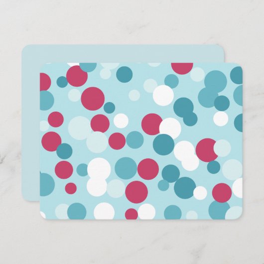 Carte de points de Noël rétro (Devant / Derrière)