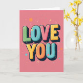 Carte de points Simple Love You (Fleur jaune)