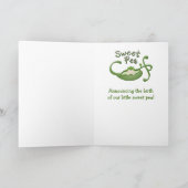 Carte de pois sucrés personnalisée (Intérieur)